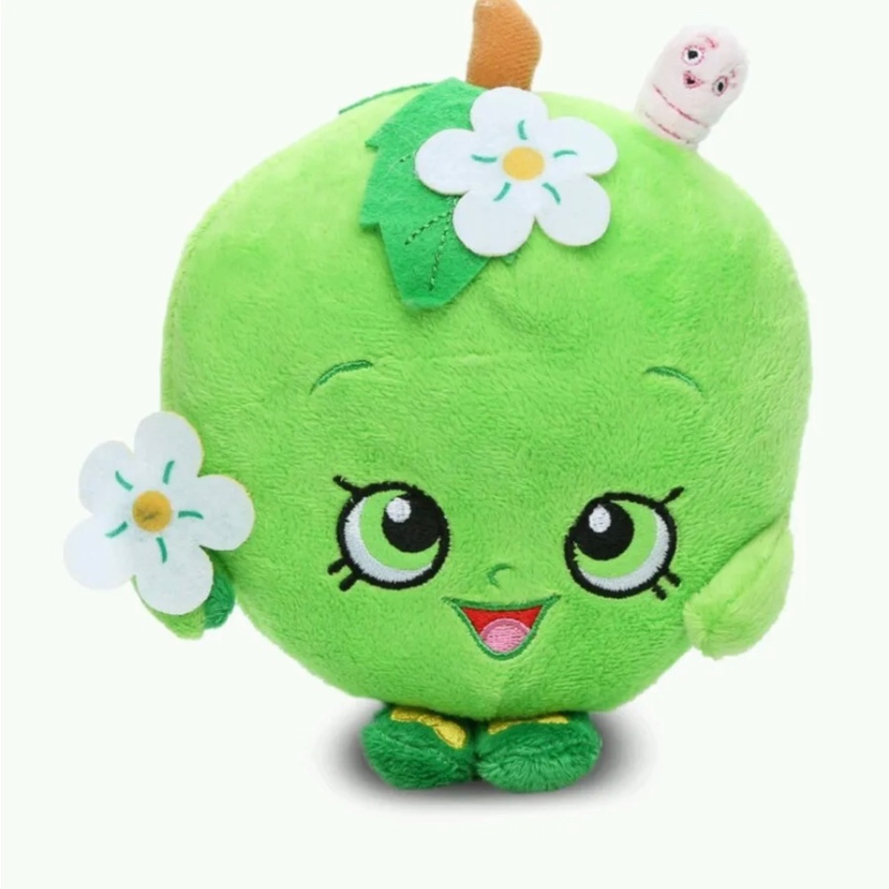 Season 1 Shopkins Apple Blossom Kids Plush Character Ages 3+ 6.5 inches